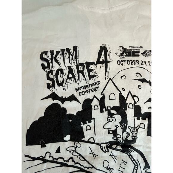 Vintage Skim Scare 4 2011 Vans Adult Small T Shirt Skate - Picture 4 of 4